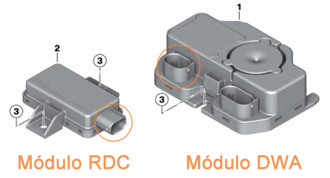 Conectores BMW DWA / RDC