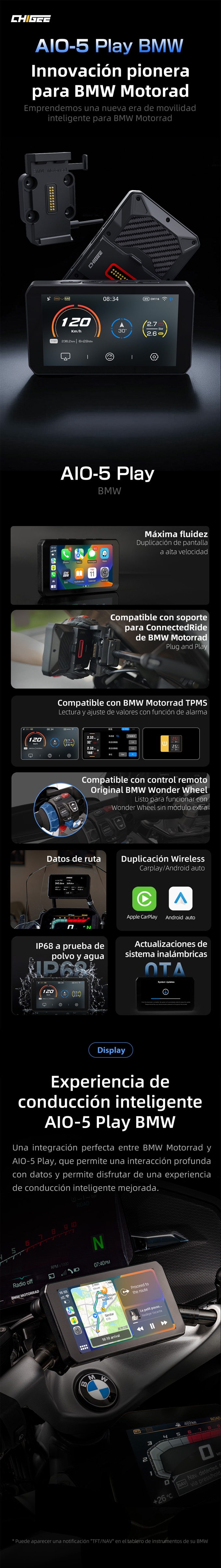 Especificaciones AIO-5 Play BMW