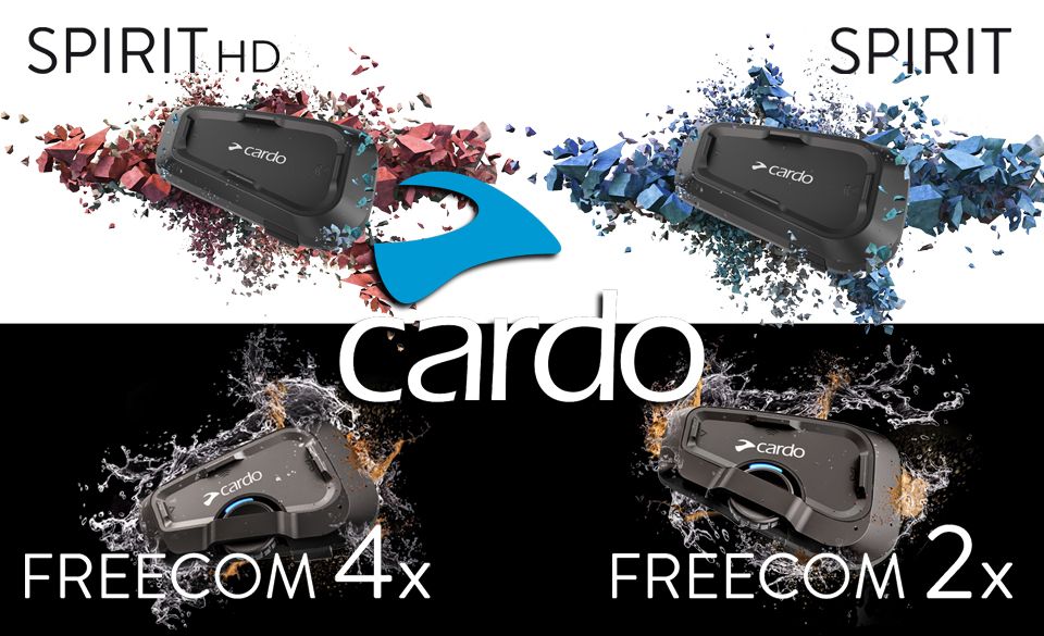 Comparativa Cardo Spirit y Freecom 2x 4x